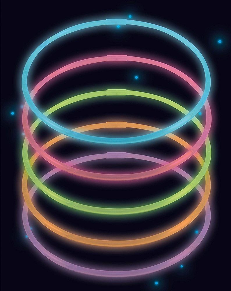 Knicklicht Halsketten 10 Stck. 56 cm - Bunt