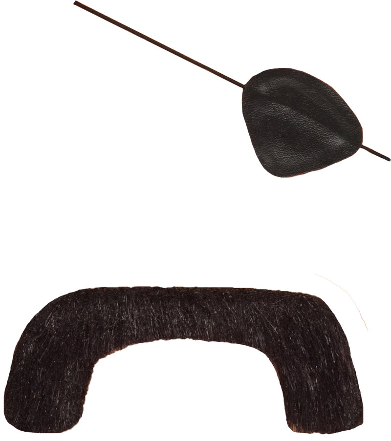 Schnurrbart Selbsklebend zum Kostüm Variante C