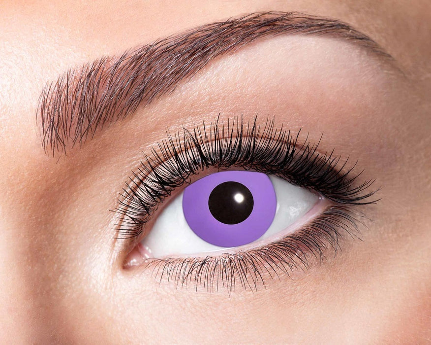 Eyecatcher Motivlinsen - farbige 3-Monats-Kontaktlinsen | m14 - Purple Gothic