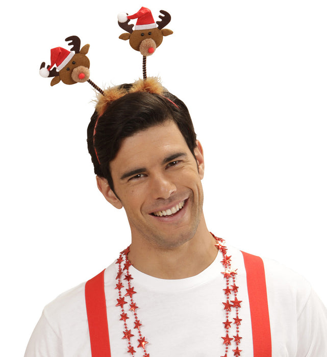 Rentier Haarreif  - Zubehör für Weihnachtsfeier und Weihnachtskostüm
