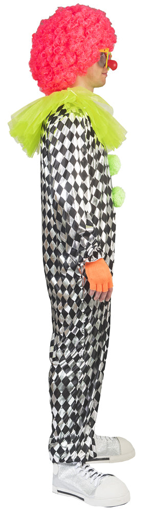 Clown Kokki Kostüm für Herren - Schwarz Weiß