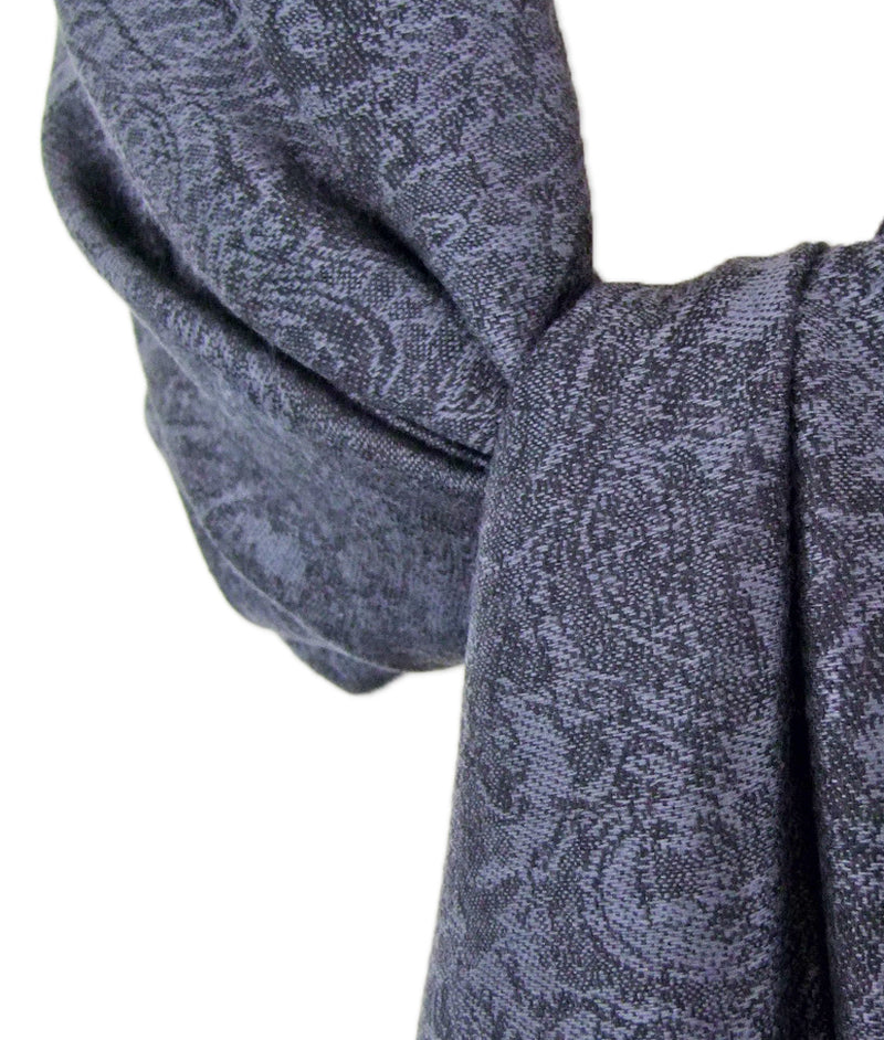 Halstuch aus Viscose - Stola Schal 185 x 70 cm | Anthrazit