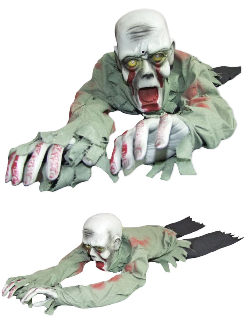 Kriechender Zombie Animiert - Halloween Dekoration 100 cm