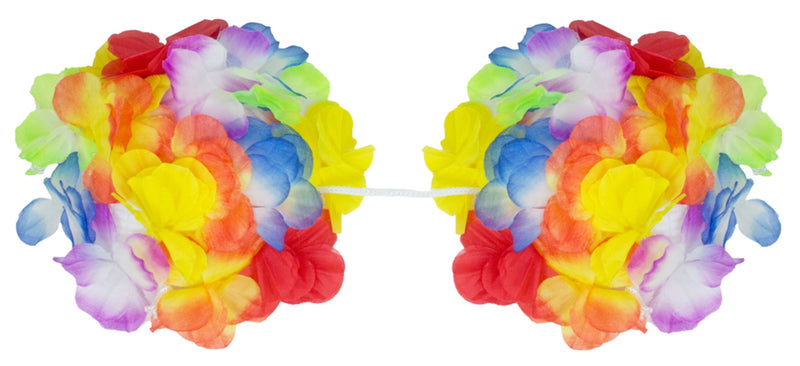 Hawaii Flower BH zum Südsee Kostüm | Bunt