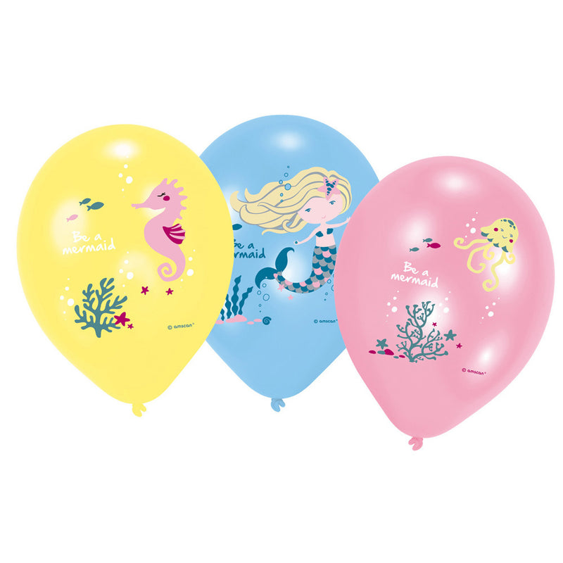 Amscan "Be a Mermaid" Meerjungfrau - Kinder Geburtstag Partydekoration Partygeschirr
