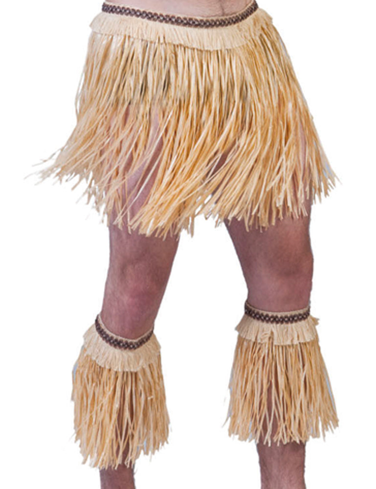 Hawaii Kostüm Set Natur 5-tlg.