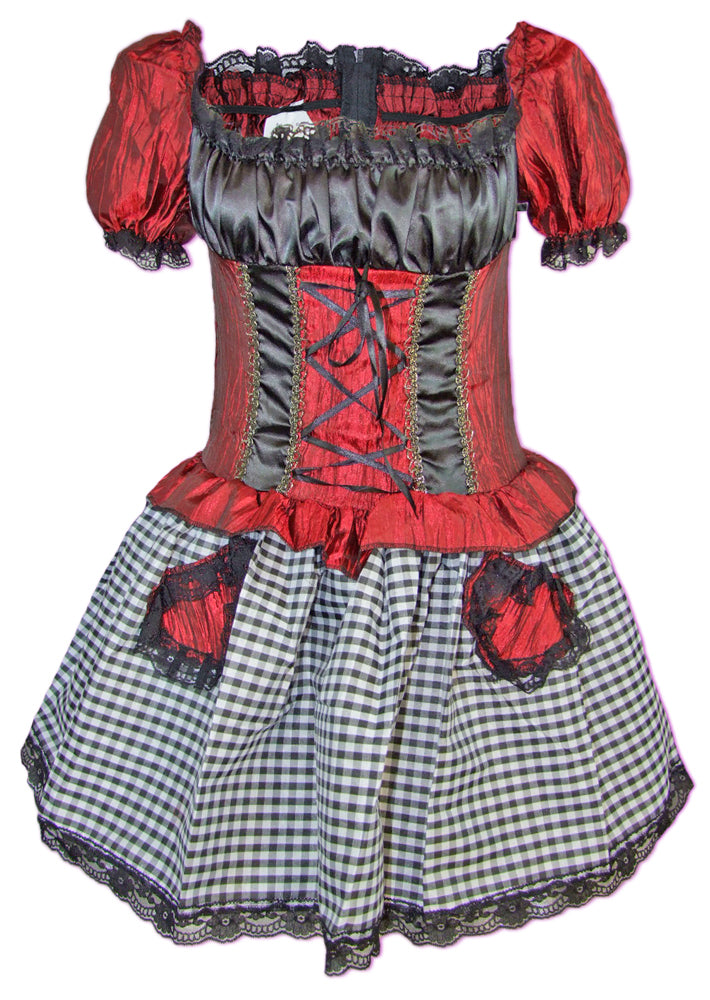 Burlesque Piratin Kleid Victoria - Sexy Piratenkostüm für Damen