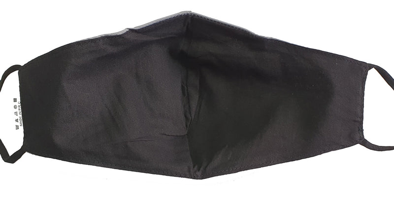 Mund Nase Stoffmaske Gesichtsmaske mit Nasenbügel | Community Fashion Maske - Ornamente Braun / Weiß