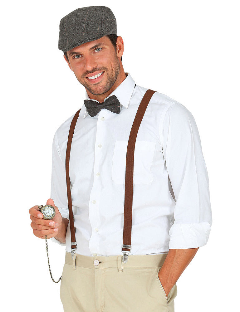 Kostüm-Set "Die Wilden 20er" - 4-tlg. mit Schiebermütze 68559 | Charleston Gangster
