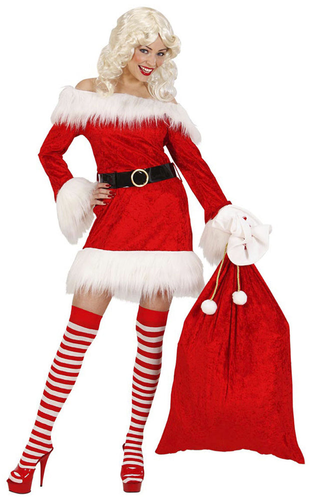 Nikolaus Geschenkesack Samt Rot | 100 x 60 cm