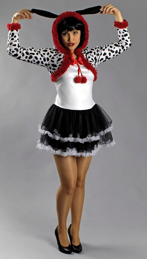 Dalmatiner Kostüm für Damen | Kleid mit Tütü