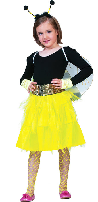 Fantasie Kostüm Petticoat Tüllrock für Mädchen - Neon Gelb