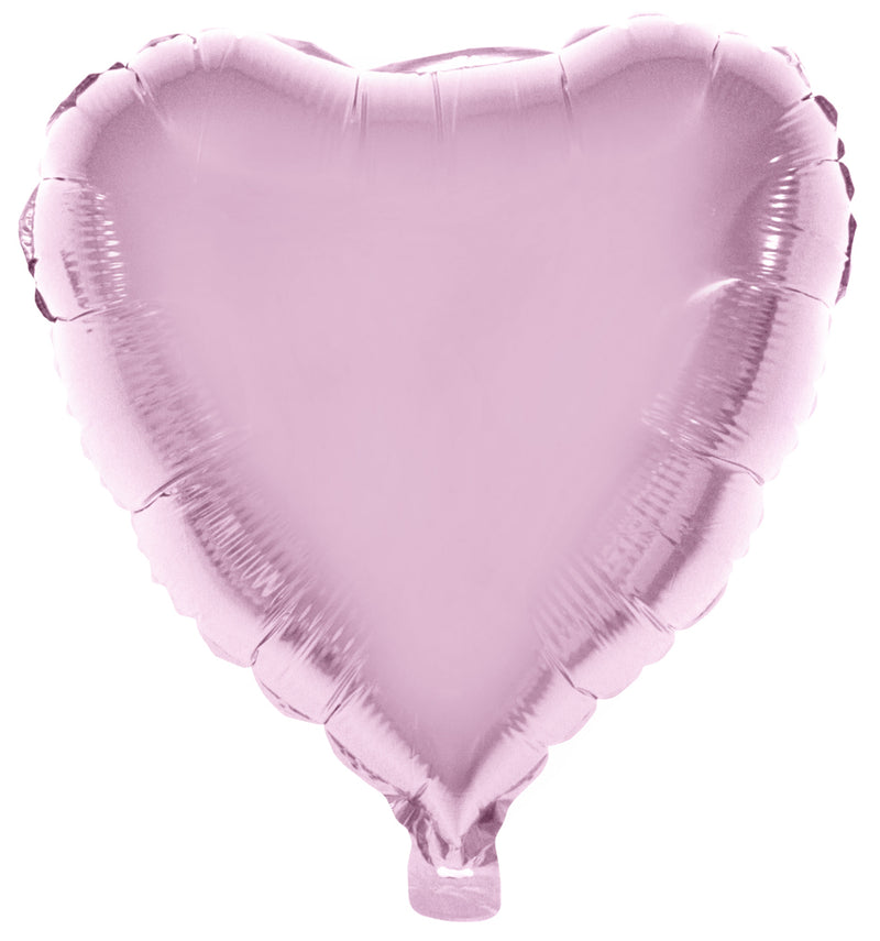 XL Folien Herz Luftballon 52 x 46 cm - Rosa