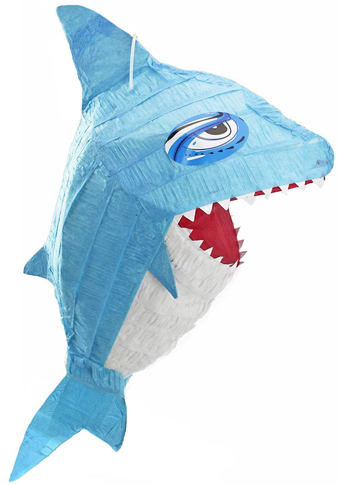 Pinata "Blauer Hai" | 65x19x38cm