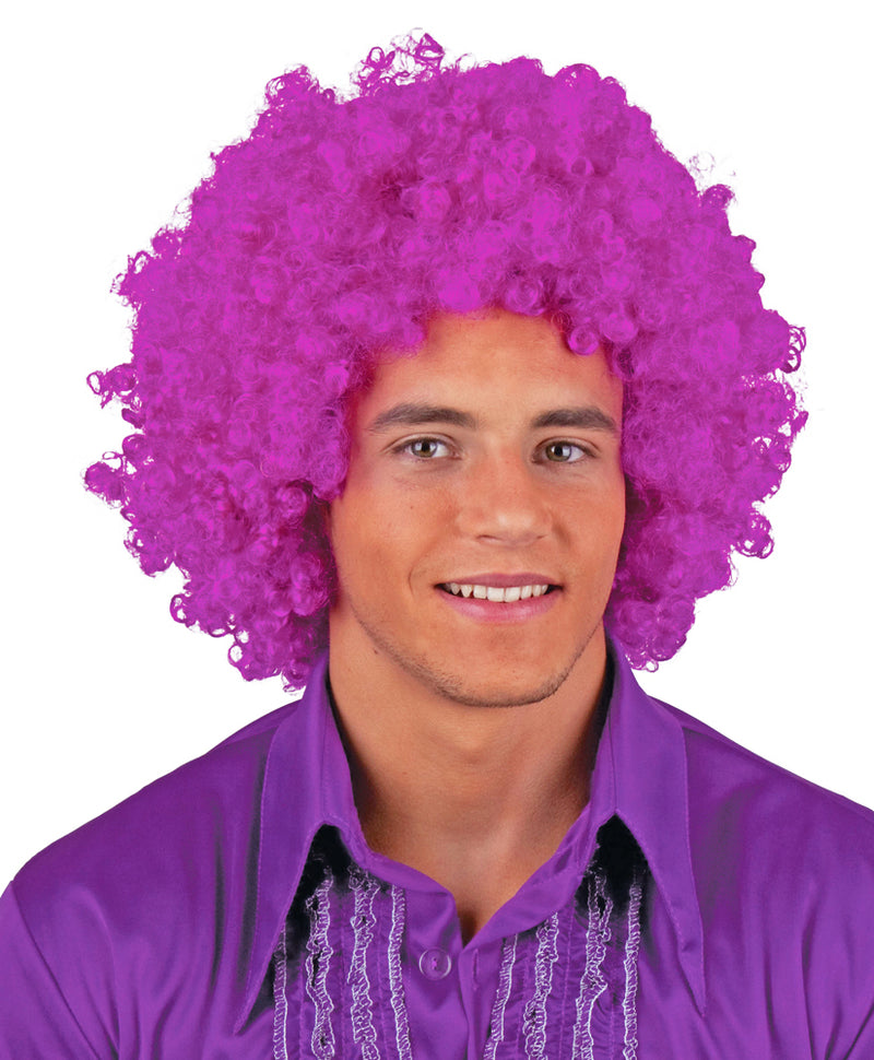 Afro Perücke Jay für Herren - Lila