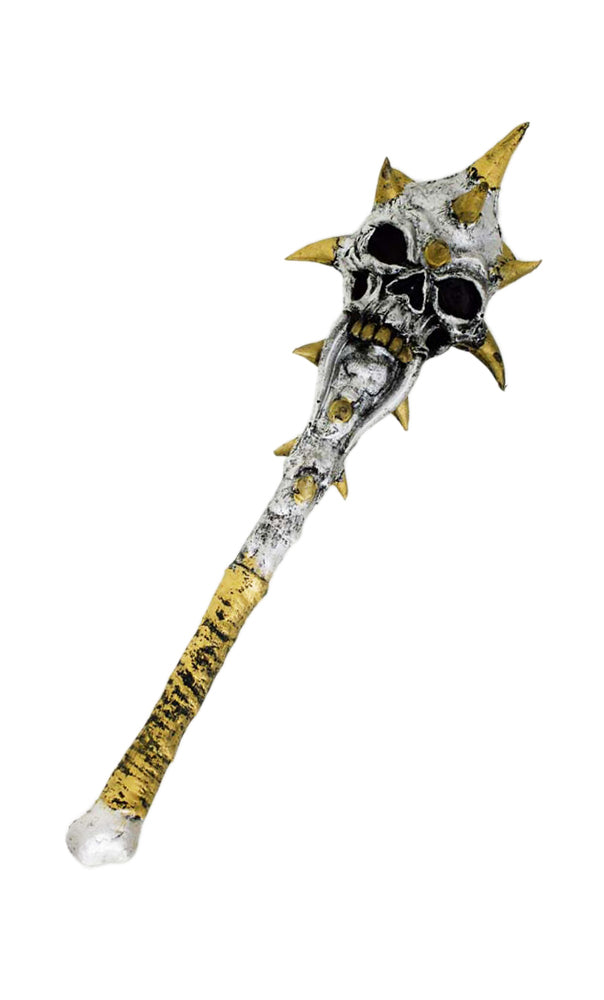 Mutter aller Keulen für Wikinger Barbaren Steinzeit Kostüm - Silber / Gold