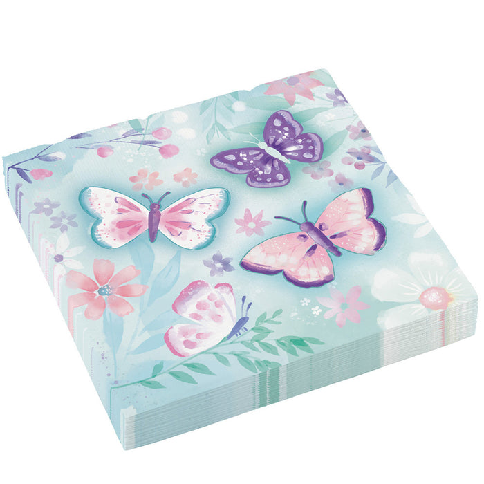 "Flutter" Schmetterlinge | 16 Servietten 33x33cm