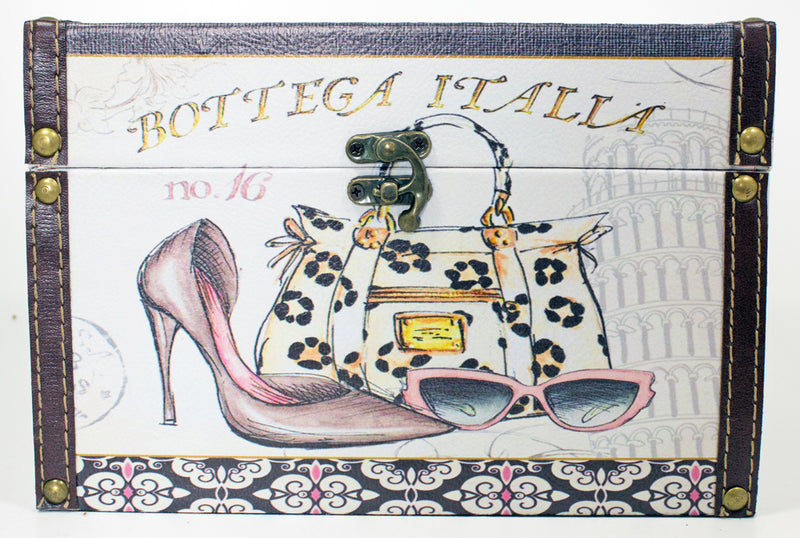 Schmuckkästchen Schatzkiste aus Holz "Italia"