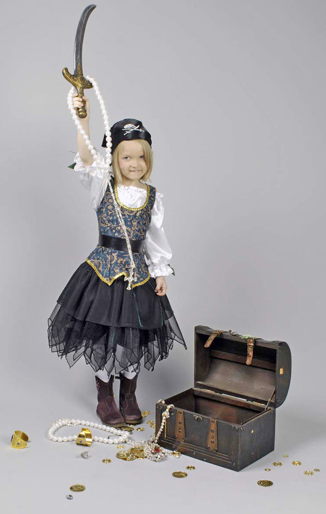 Piratin Angelica Seeräuberin Kostüm für Kinder