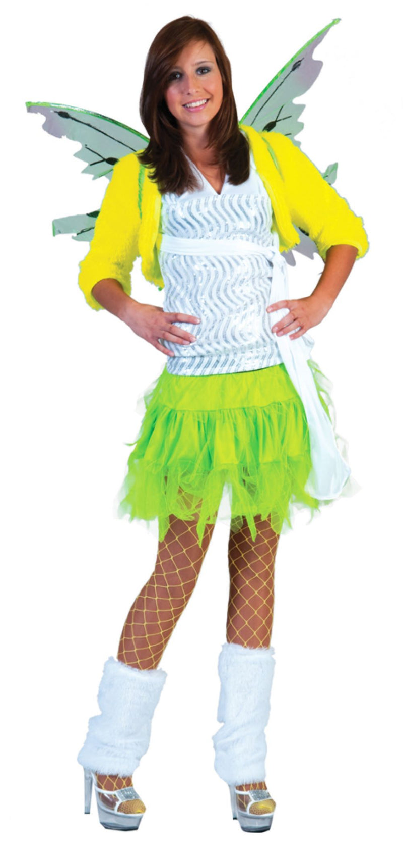 Fantasie Kostüm Petticoat Tüllrock für Mädchen - Neon Grün