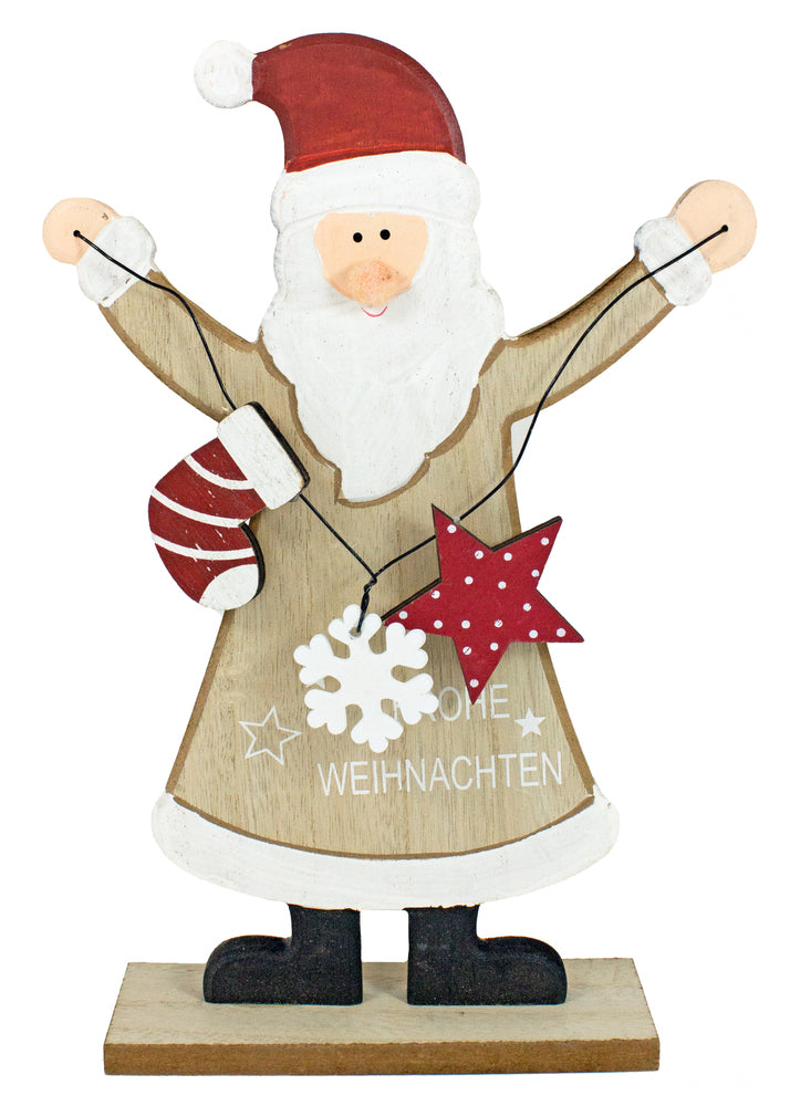 Riffelmacher Weihnachtsmann mit Dekokette 18224 - 28 cm