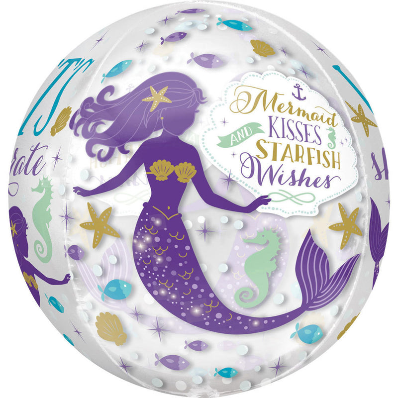 Amscan "Mermaid Wishes" Meerjungfrau Lila Grün | Geburtstag Partydekoration Partygeschirr