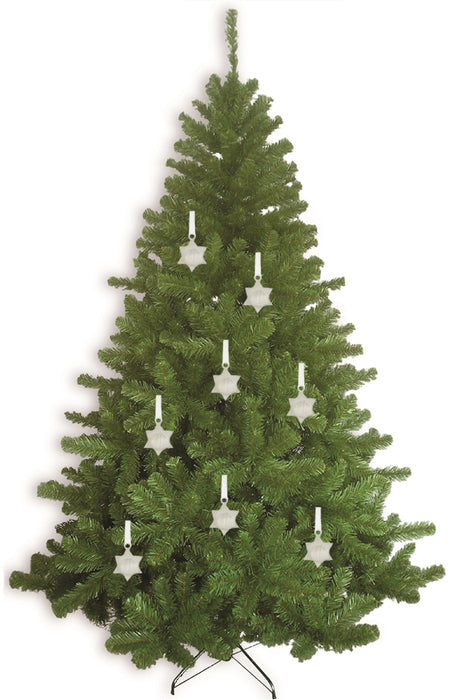 Riffelmacher Christbaumschmuck Metall Stern 6cm 71322 - Silber