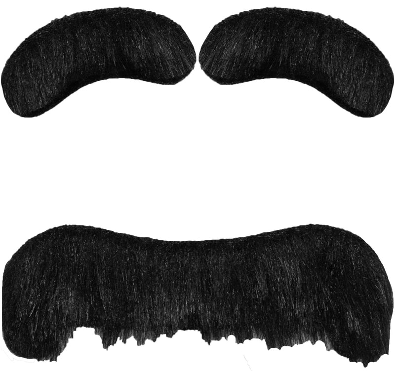 Schnurrbart Selbsklebend zum Kostüm Variante B