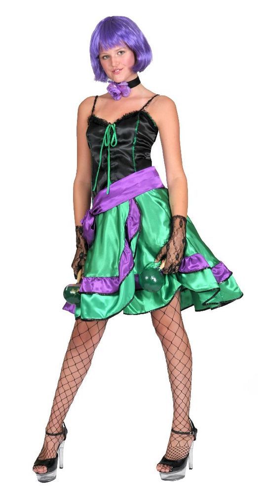 Can Can Kostüm "Tina" für Damen | Western Cowboy Tanzkleid