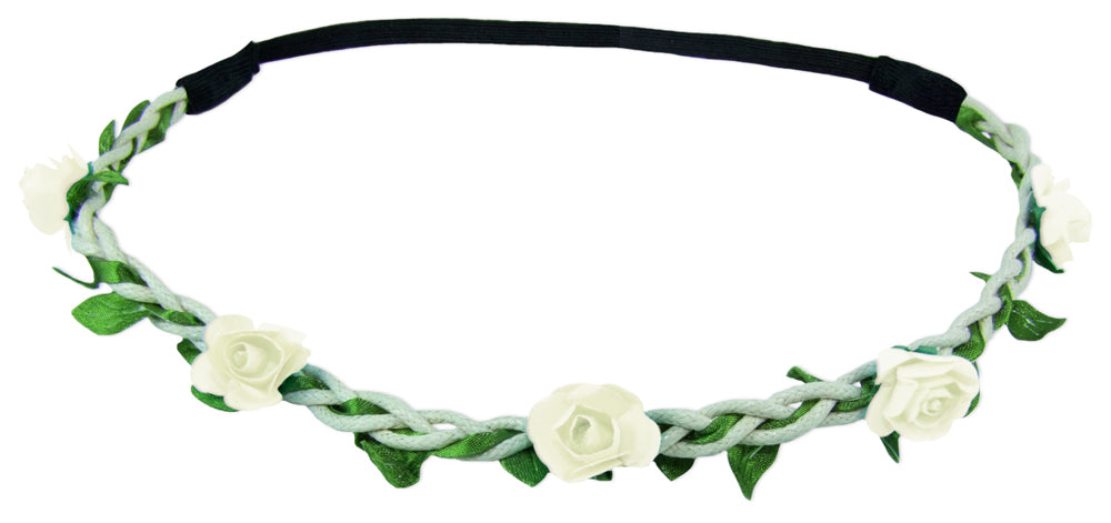 Blumen Haarband "Bella" mit kleinen Rosen | Haarschmuck Hochzeit Kommunion
