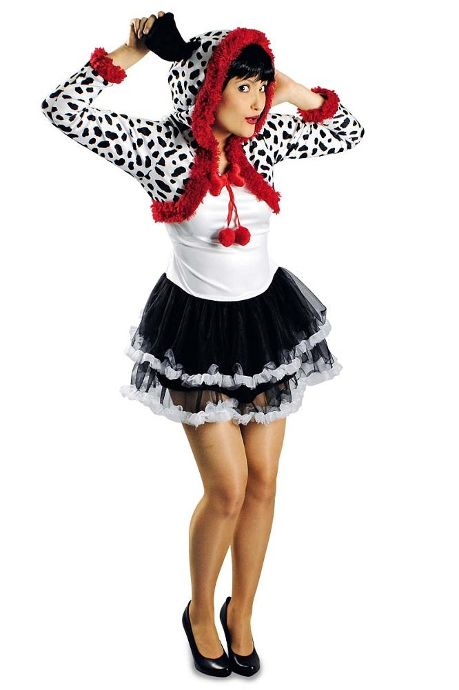 Dalmatiner Kostüm für Damen | Kleid mit Tütü