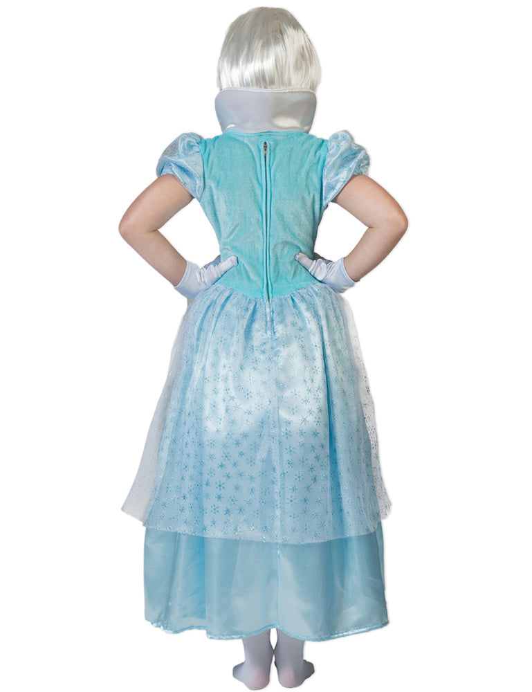 Eiskönigin Kostüm "Jasmina" für Mädchen - Hellblau | Schneekönigin Gkitzer Kleid