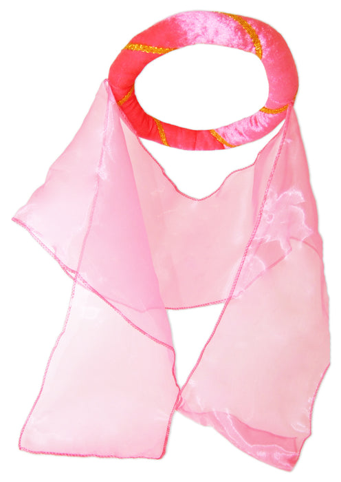 Mittelalter Haarband "Helena" für Mädchen | Pink Gold