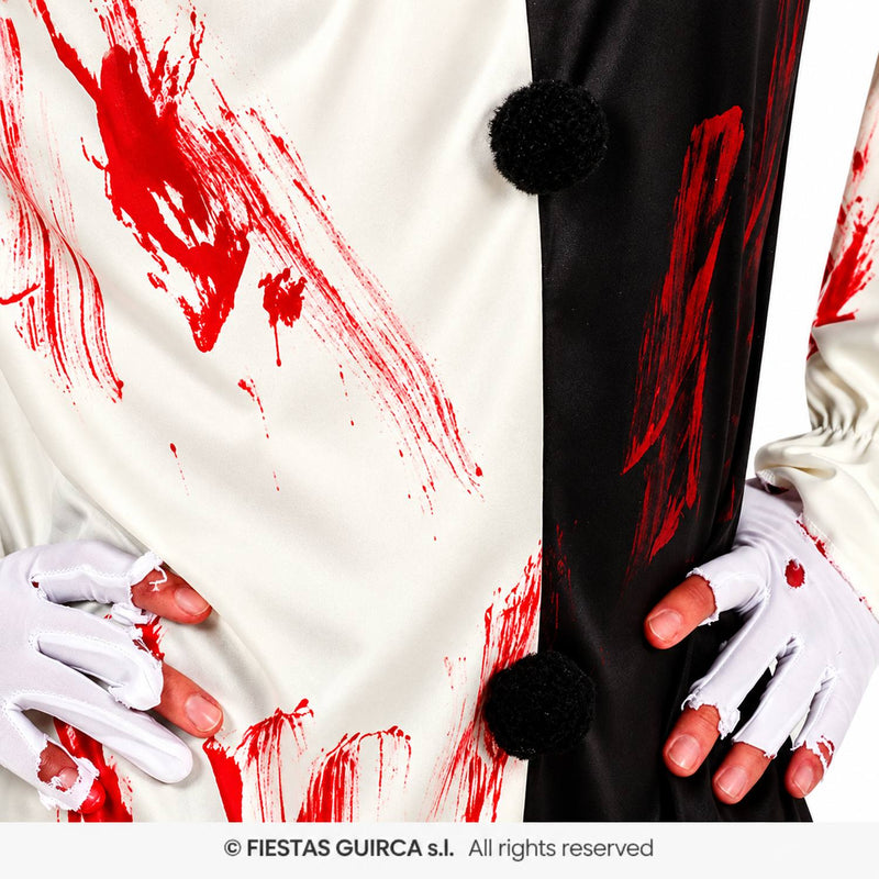 Kostüm "Terror Clown" für Herren | Einteiler mit Kragen