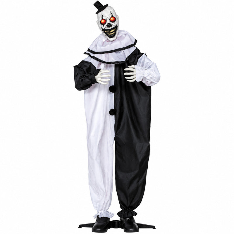Halloween Figur "Terror Clown" Animiert | 205 cm - Bewegung, Sound & Licht