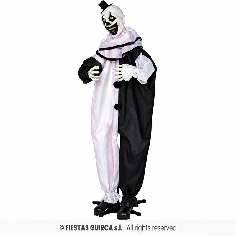 Halloween Figur "Terror Clown" Animiert | 205 cm - Bewegung, Sound & Licht