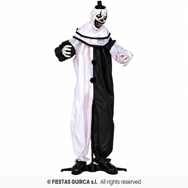 Halloween Figur "Terror Clown" Animiert | 205 cm - Bewegung, Sound & Licht