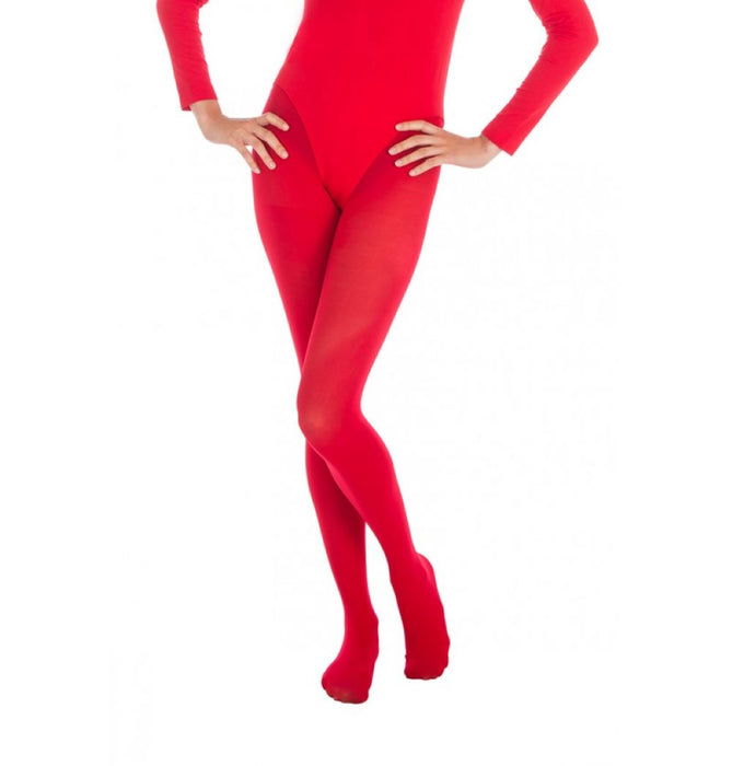 Strumpfhose blickdicht 60 DEN Rot L-XL