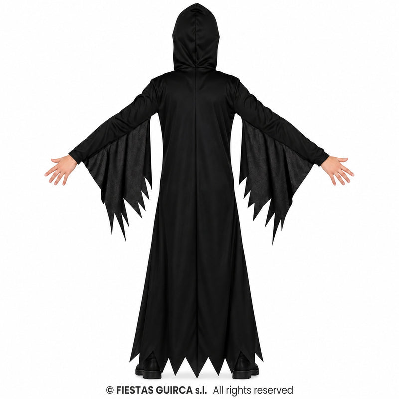 Halloween "Tod" Kostüm für Kinder | Tunika mit Kapuze