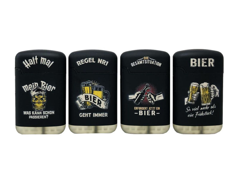 Easy Torch Relief Bier Feuerzeug | Schwarz 4v4