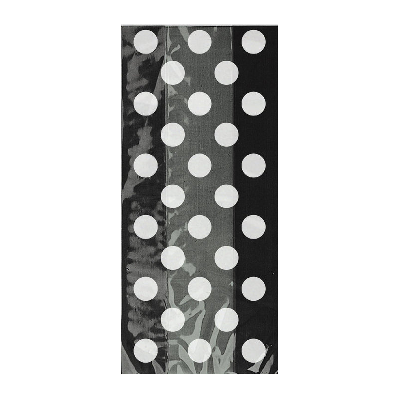 Geschenktüte 12x28cm/20St. Dots Schwarz