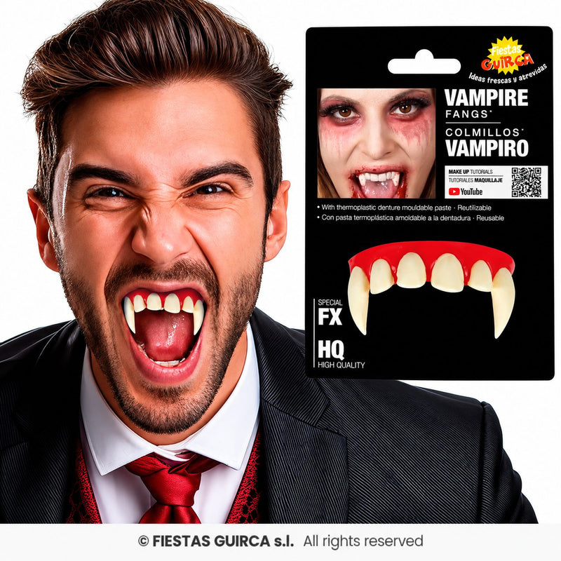 Vampir Gebiss mit Fangzähnen | Vampirzähne
