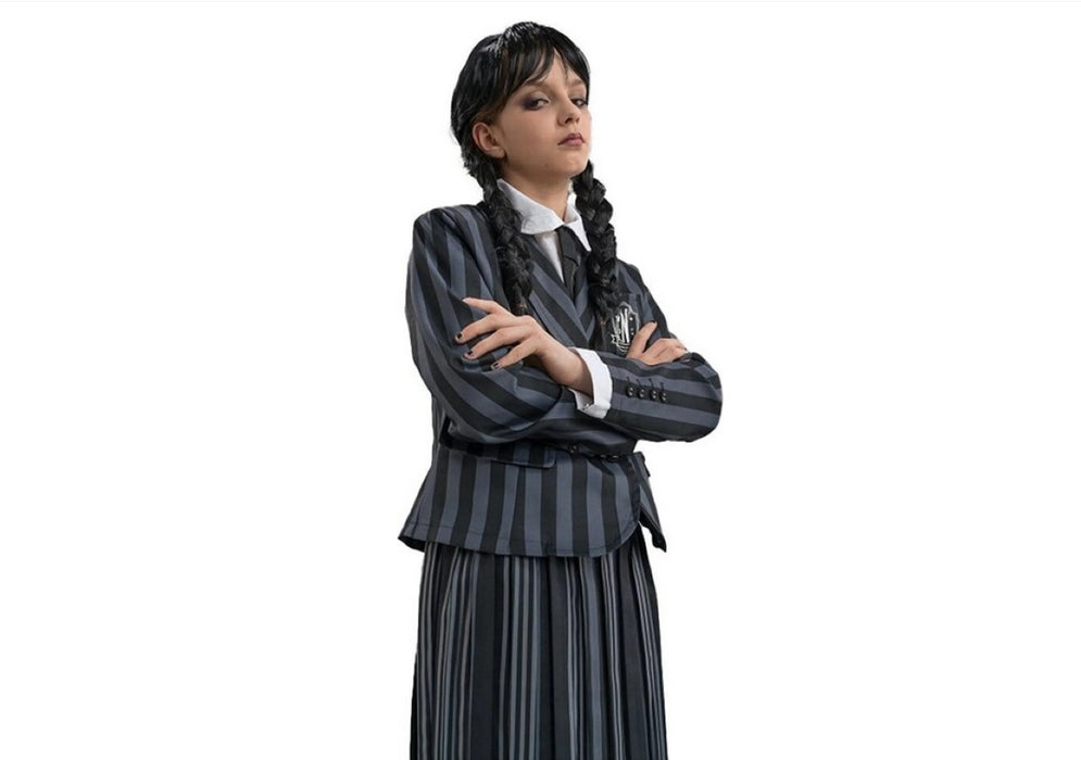 Kostüm Kid Wednesday Schuluniform Gr. 164