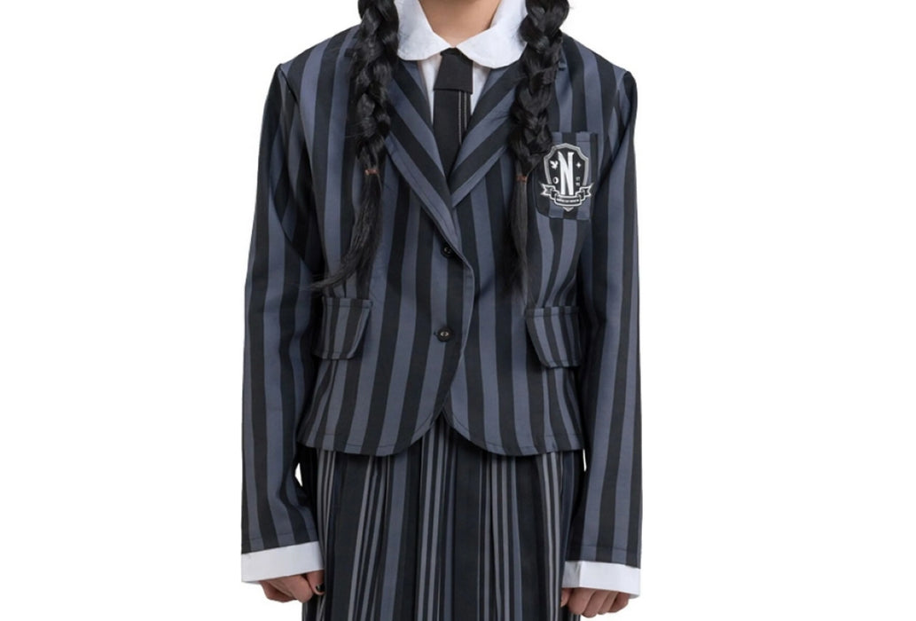 Kostüm Kid Wednesday Schuluniform Gr. 164