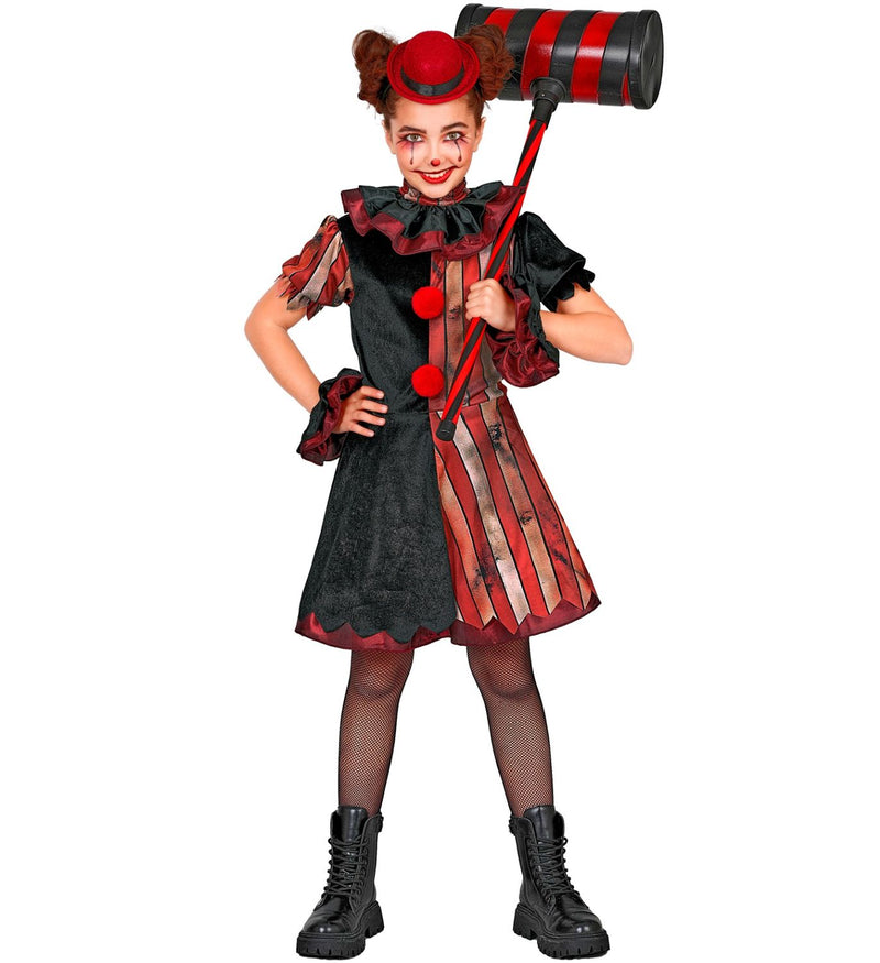 Horror Clownin "Wicked Clown" für Mädchen | 5-tlg.