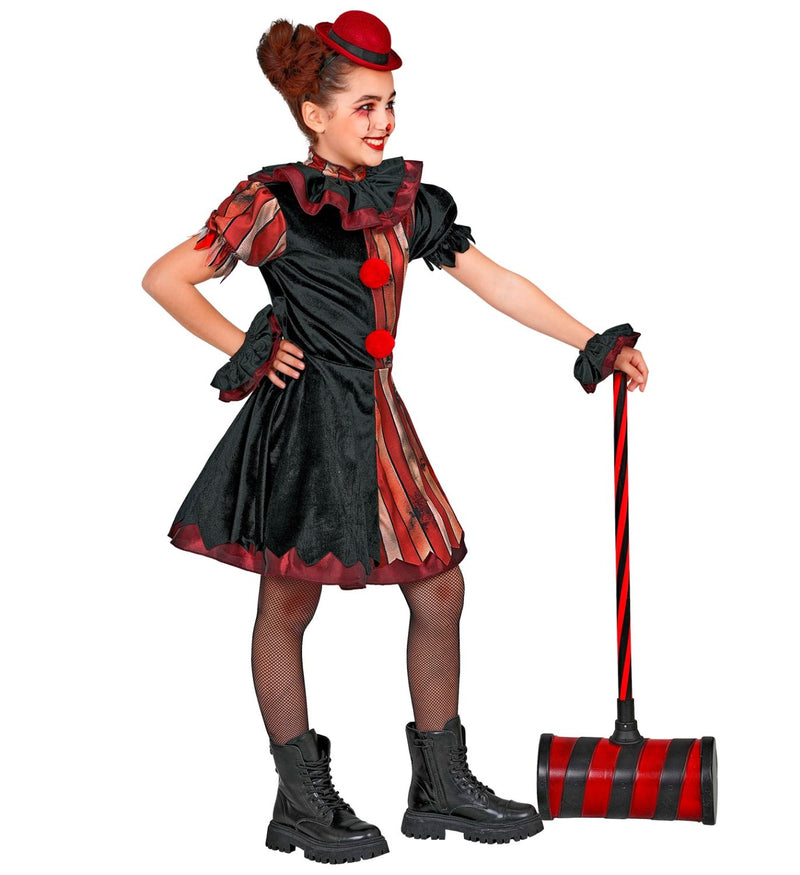 Horror Clownin "Wicked Clown" für Mädchen | 5-tlg.