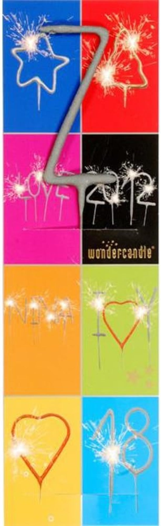 Wunderkerze Buchstabe Classic Z  6,5cm 35s