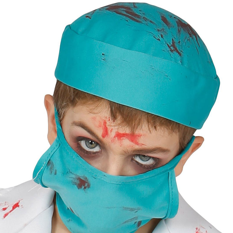"Skelett Zombie Chirurg" Kostüm für Kinder | 5-tlg.