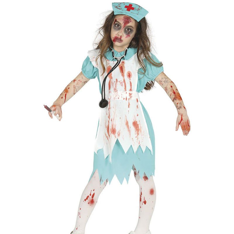"Zombie Krankenschwester" Kostüm für Mädchen | 3-tlg.