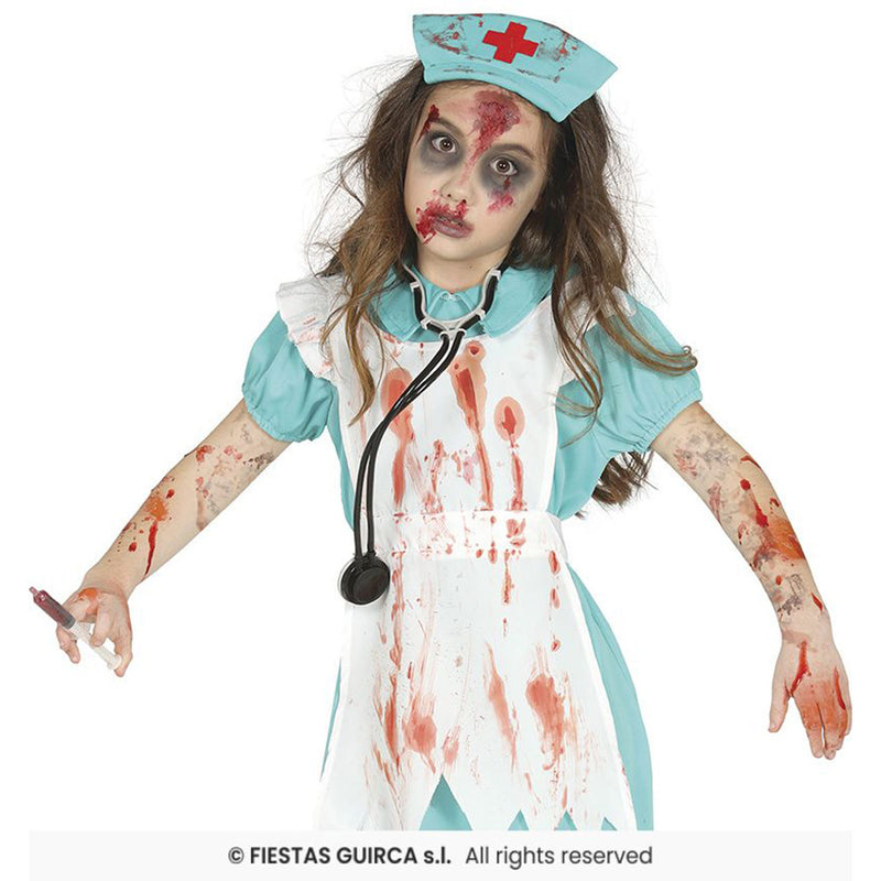 "Zombie Krankenschwester" Kostüm für Mädchen | 3-tlg.
